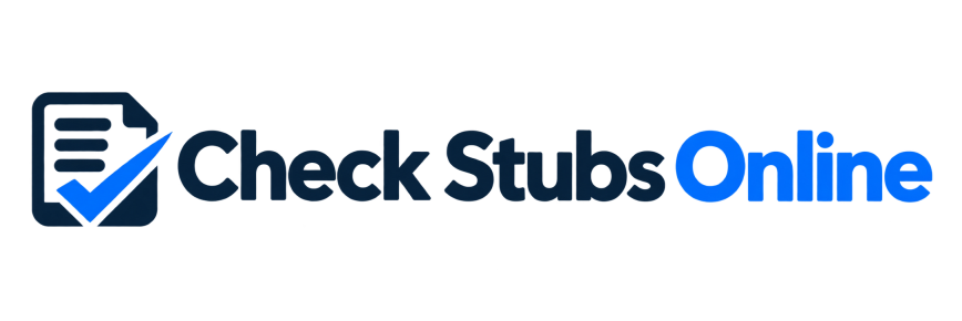 Check Stubs Online